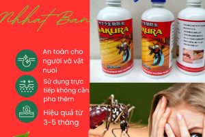 Chai xịt muỗi, thuốc diệt muỗi nhật bản Sakura